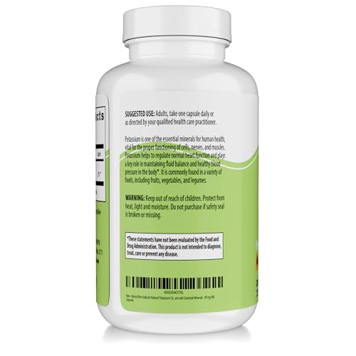 NaturalSlim Kadsorb Potassium Citrate Gluconate Supplement, 400 Capsules - Image 4