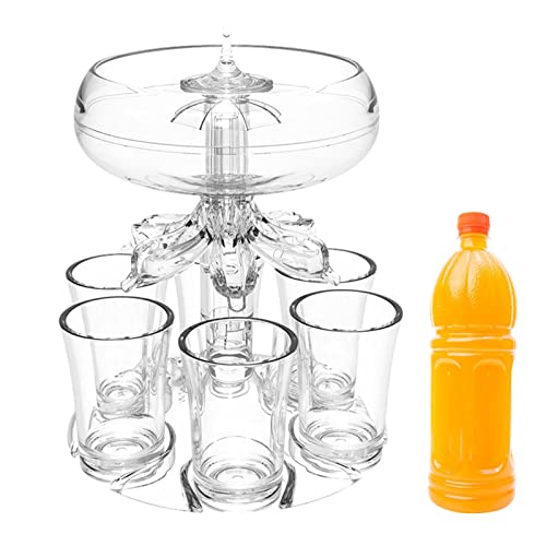 Distributeur de cocktails et boissons de fête avec support 6 shots - 2