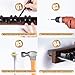 FunCee Broom Holder Wall Mount With 5 Slots & 4 Hooks，Rustic Wood Broom & Mop Hanger，Wall Mounted Garden & Garage Tool Storage Organizer Rack for Closet Laundry Room or Kitchen Wall Decor