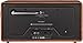 REVO SuperConnect Stereo Internet Radio/DAB+ Digital Radio 30 Watt, Stereo Radio, Internet, WLAN, DAB/DAB+/FM, Spotify, Amazon Music, Napster and More, Design Radio (Walnut/Black) (Walnut/Black)