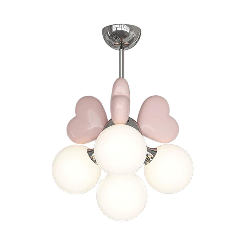 Suspension décorative haut de gamme en métal chromé au design épuré