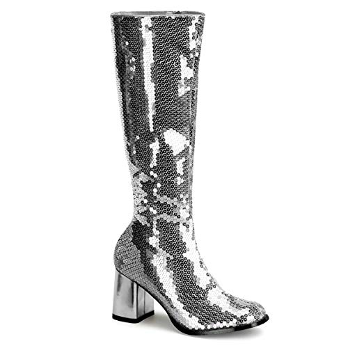 Pleaser Bordello Women's Spectacul-300SQ Knee-High Boots