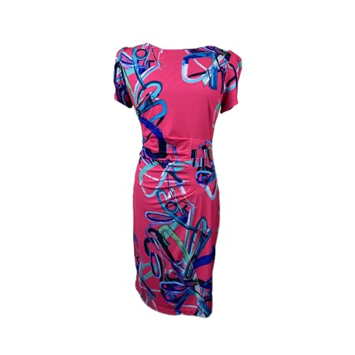 FRANK LYMAN 236388 Fuchisa/Royal Stretch vestido de tubo celebración fiesta viajes UVP: 239€, Fucsia/Royal, 40