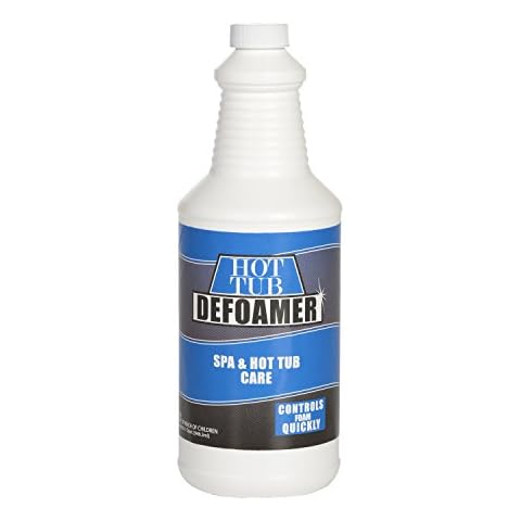 Spa & Hot Tub Defoamer - Quart - Quickly Removes Foam Without The Use of Harsh Chemicals, Eco-Friendly Safe Silicone Emulsion Formula - Concentrate Cover