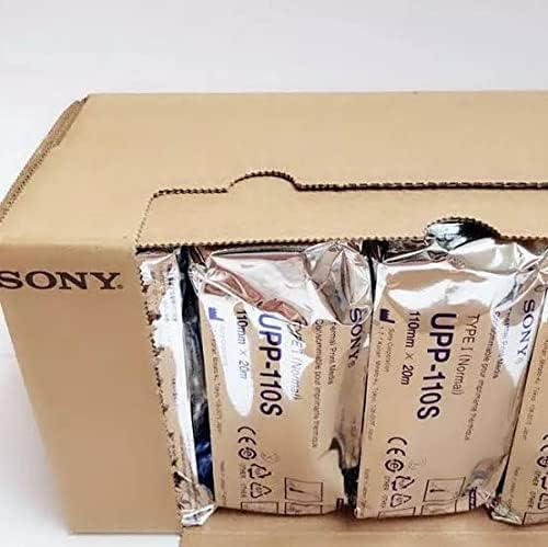 Sony Ultrasound Thermal Paper Roll UPP-110S Sony Type 1 110mm X 20m (Pack of 5 Rolls) Sony Ultrasound Thermal Paper Roll UPP-110S Sony Type 1 110mm X 20m (Pack of 5 Rolls)