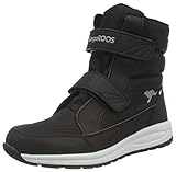 Roostex, WMS, Fur lining KangaROOS K-Flossy V RTX Schneeschuh, Schwarz (Jet Black/Steel Grey 5003), 35 EU