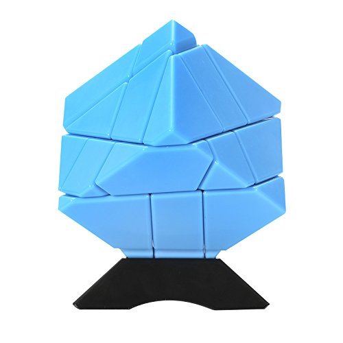 Twister.CK Ghost Cube 3x3,3x3 speed cube stickerless,cube puzzle speed,Smooth Corner Turning with New Anti-Pop Structure,Come with Bonus 2 Sets of Stickers (Golden and Silver)