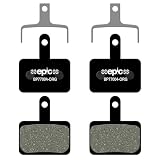 epic Lot de 2 plaquettes de frein à disque pour freins Shimano B01S, B05S, E01S, M05S   Compatible avec Altus, Deore, Tourney   Organique, semi métallique, fritté, céramique et vélo électrique