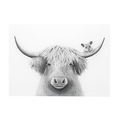 Pavilion-Gift-Company-Highland-Cow-1375-x-975-Glass-Cutting-Board-Highland-Cow-Cattle-Farmhouse-Farm-Animal-Kitchen-Decor Pavilion Gift Company Highland Cow 1375 x 975 Glass Cutting Board Highland Cow Cattle Farmhouse Farm Animal Kitchen Decor
