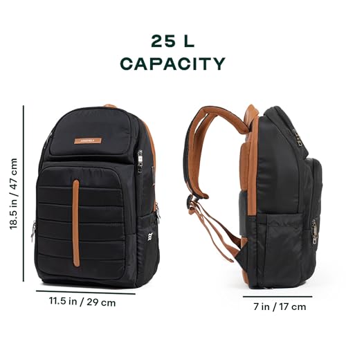 Image of Assembly Odyssey Weekender Laptop Backpack for Men Women 15.6 Inch Travel Office Bag Water Resistant Adjustable Straps
