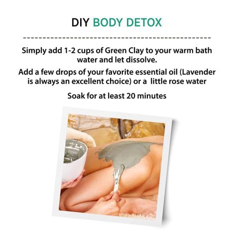 Image of Alps Goodness French Green Clay Powder, 100% Natural, Face Mask for Pores Tightening and Detoxify, 50 gm