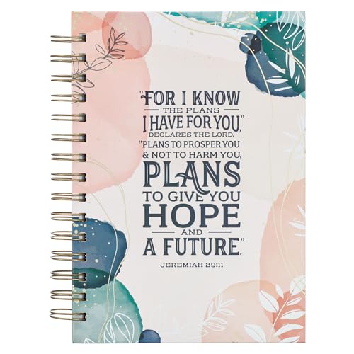 Carnet Jeremiah 29:11 à couverture rigide pour ne plus perdre vos notes d'étude de la Bible