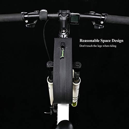 Sireck Bike Bag Waterproof Front Top Tube Bicycle Frame Bag Cycling Phone Bag Pannier Pouch Riding Accessories (M) #TOP1