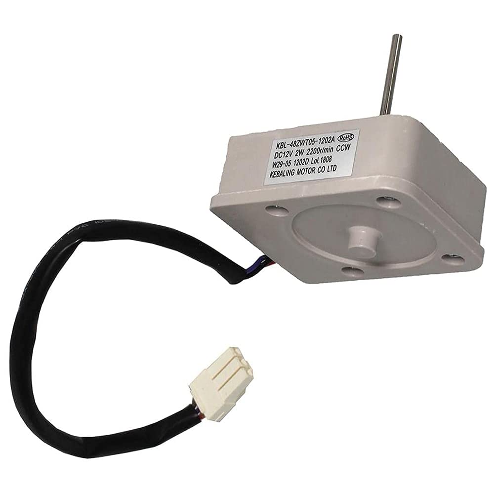 48ZWT05-1202A (DC12V 2W 2200R / Min) Accesorios del Refrigerador Motor del Ventilador del Evaporador