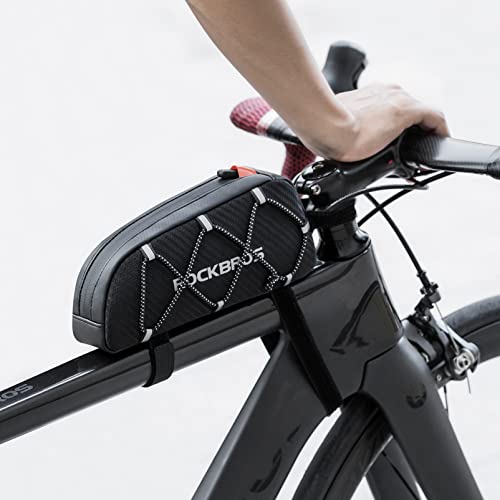 Rockbros 039BK Top Tube Bike Bag Bicycle Front Frame Bag Bike Accessories Pouch Compatible thumb #1