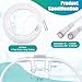 Anglechic 5 Pack 4Ft Adult Oxygen Nasal Cannula, Soft Oxygen Tubing for Adult, Cannula Nasal Tubing with Soft Curved Nose Piece, High Flow Lightweight Tube (Transparent)