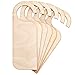 Produktbild Creative Deco 10 x Türschild Holz | Türhänger Blanko in Größe von 20 cm x 6-8 cm | Holzschilder zum beschriften | Wendeschild | Perfekt als Deko Schild und für Decoupage, Bemalen & Brandmalerei