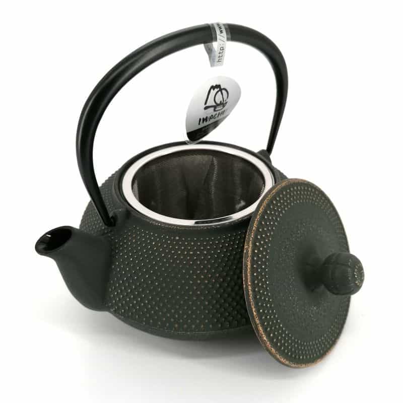 Iwachu Arare Théière en fonte Bronze 1,2 l