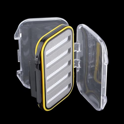 Caja para Accesorios de Pesca Hemoton, Protectora Total Contra Agua, Doble Cara, Plástico Compacto de Bolsillo miniatura 3