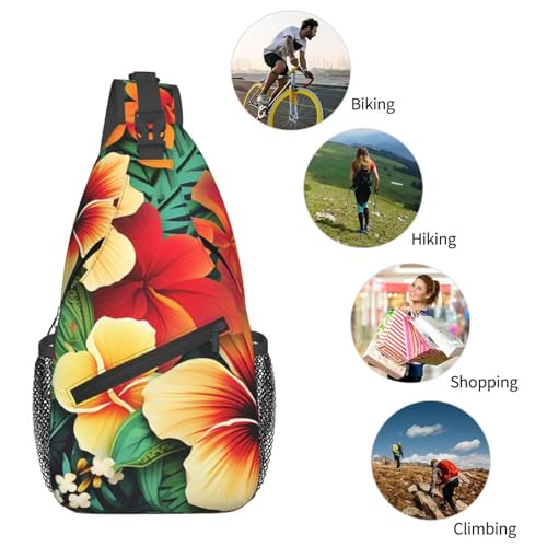 Mochila de Pecho Tipo Sling Negra para Senderismo miniatura 6