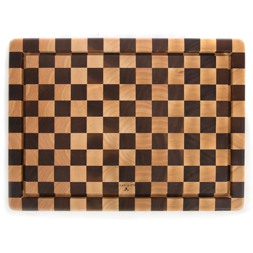 Tabla de cortar de madera MacKenzie-Childs rectangular miniatura 1