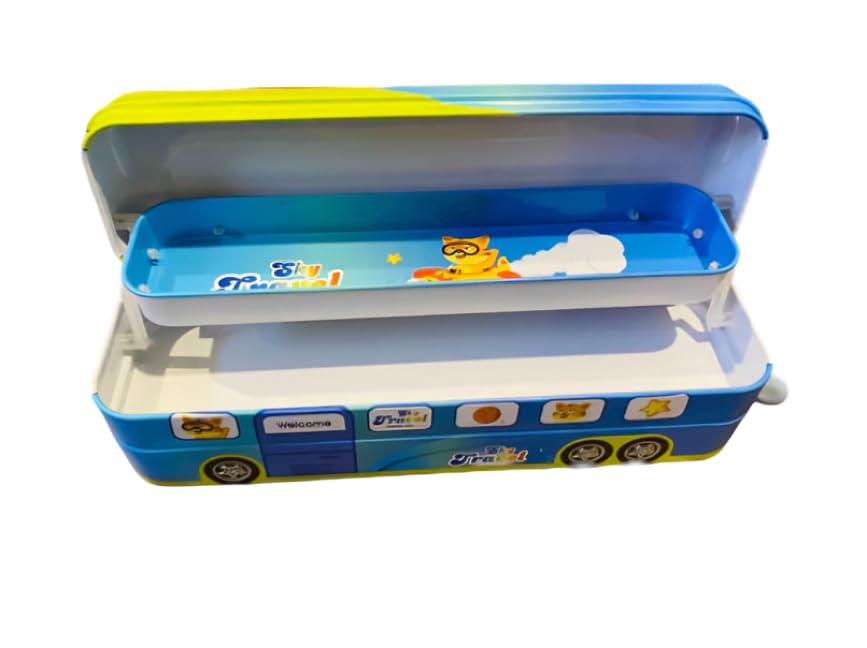 See full amazon price history chart for Caught Trendy Bus Shape Pencil Box School Bus Metal Geometry Box for Kids Magic Bus with Moving Tyres with 3 Compartments Moving Tyres & Sharpener Geometry Case for Kids Caught Trendy Bus Shape Pencil Box School Bus Metal Geometry Box for Kids Magic Bus with Moving Tyres with 3 Compartments Moving Tyres & Sharpener Geometry Case for Kids (B0CWNYSKMF) Amazon Price History, Amazon Price Tracker