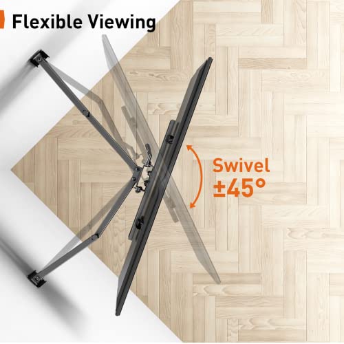 Perlegear Corner Tv Wall Mount For Most 26-60 Inch Tvs Up To 99 Lbs, Full Motion Corner Tv Mount With Dual Articulating Arms, Corner Tv Bracket With Swivel Tilt Extension, Max Vesa 400X400Mm, Pgcmf4 #TOP3