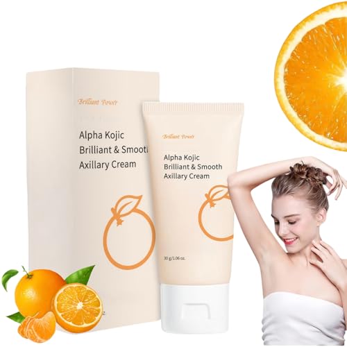 Kojic Acid Underarm Cream,Underarm Whitening Cream,Dark Underarms Treatment,Skin Whitening Body Lotion,Skin Lightening Cream,Skin Care for Armpits, Knees, Inner Thighs, Bikini Areas,Reduce Odor
