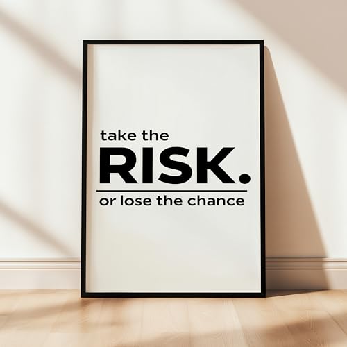 Image of COLOSSAL ART HOUSE Just Try Motivational Wall Frames for Living Room, Dining & Bedroom Wall Decoration - (13x17 Inch, Quote Frame) (THINK OUTSIDE)