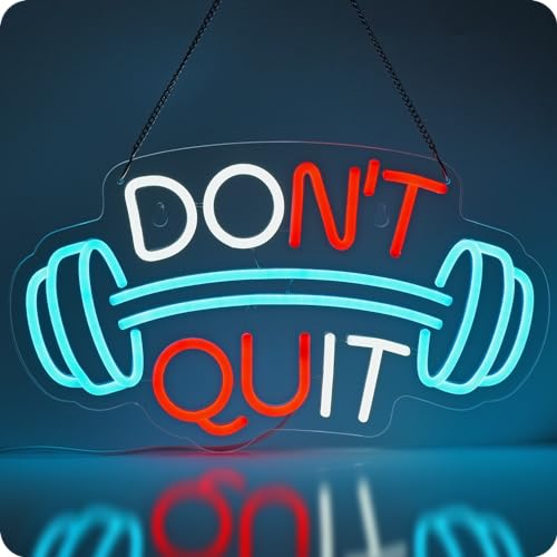 Cartel De Neón LED 'You Can Do It' - 26x45 Cm - Para Gimnasio, Habitación O Bar - Incluye Accesorios