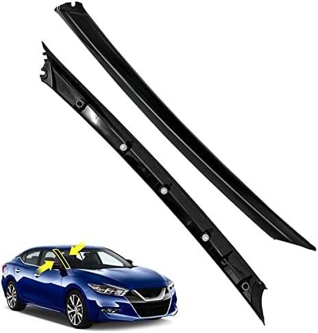 LoftMarte 76836-9DD0A Right (Passenger Side) Front Pillar Finisher Molding Compatible with Nissan Maxima 2016-2020 Replace # 768369DD0A