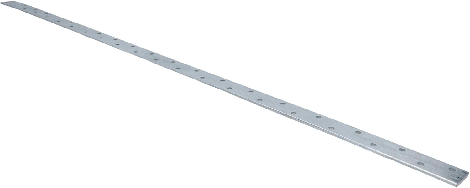 Horizontal Heavy Duty Restraint Strap 1000mm Length Flat Galvanised