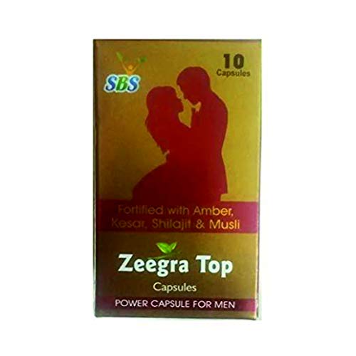 Buy SBS Zeegra Top Ayurvedic Herbal Capsule For Strength, Stamina and Power for Men10 Capsules