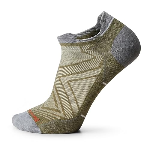 Smartwool Men's Run Zero Cushion Low Ankle Socks Winter Moss L