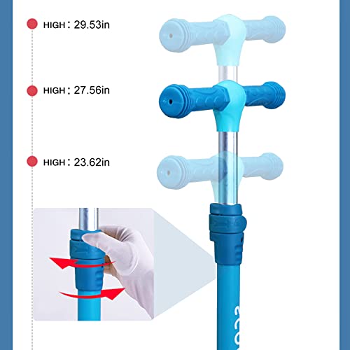 Scooters For Kids 3 Wheels Folding Kick Scooter 4 Adjustable Height Scooter Light Up Wheels Scooter For Children Aged 3+,Foldable Design Lightweight Kick Scooter With Adjustable Handles For Boys Girls #TOP4