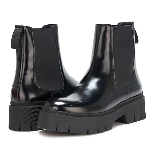 HUGO Women's Kris Chunky Slip on Chelsea Boot3