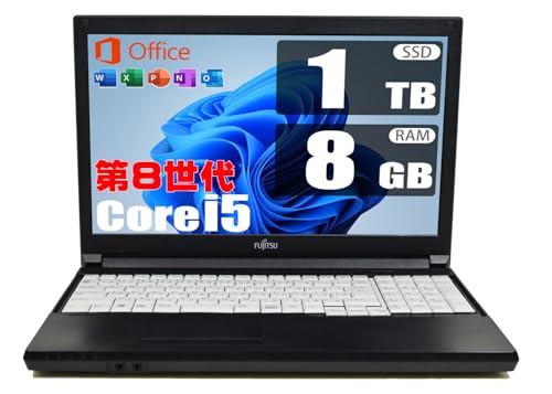 �y�����ςݕi�z�x�m�� FMV LIFEBOOK A579 / ��8���� Core i5 8265U / SSD 1TB / ������ 8GB / MS Office 2019 / Windows 11 / Wi-Fi Bluetooth �e���L�[ HD 15