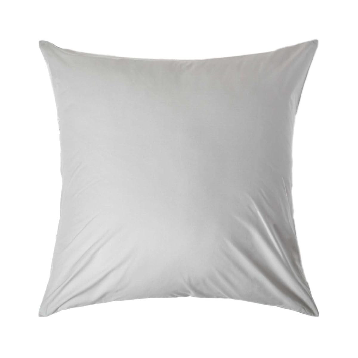 Rackhams Silver/Grey Crisp & Cool 200 Tc Egyptian Cotton Percale Housewife Pillowcase, European Size - 40 X 40 Cm