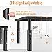 ELIVED 2 Pack Monitor Stand Riser - 3 Height Adjustable Monitor Stand for Laptop, Computer, PC, Printer, Mesh Metal Monitor Riser for Desktop Organizer.