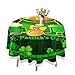 Wodoodporna obrus na okrągłe stoły - St. Patrick Day Kapelusz Piwo Szklane Monety Money Torba Obrusy Koronki Tabela Tkaniny Zewnątrz Dalanie Pokrywa Stół Składany Części Kuchenne Piknik Wakacje Dekora