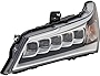 Evan Fischer Headlight Assembly Compatible with 2014-2016 Acura MDX LED Driver Side
