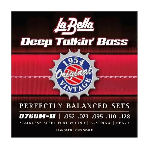 La Bella Original 1954 basse 5 cordes finissez-en avec le Si grave mou B 52-110