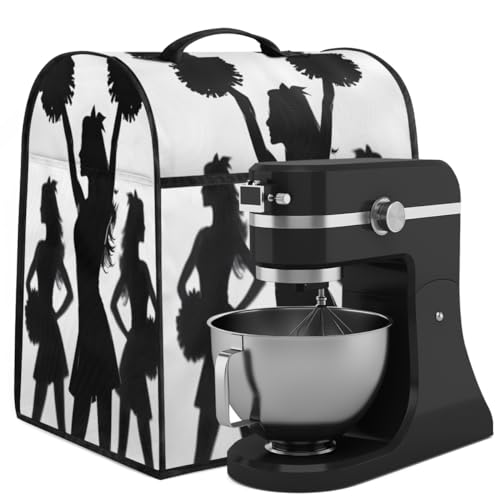 Coffee Maker Cover Cheerleading Kitchen Appliance Covers Small Appliance Covers Blender Cover Juicer Cover Dust Covers for Kitchen Appliances with Top Handle and Pockets,Washable,B460