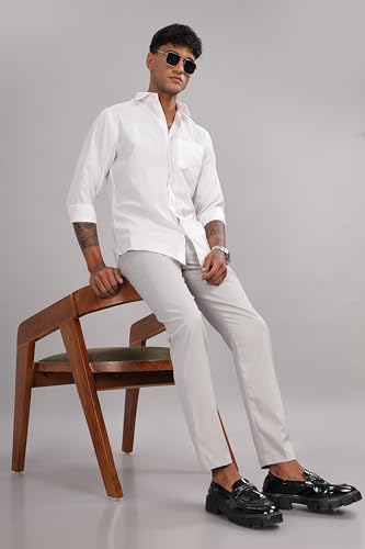 Image of RAGZO Premium Elastic Formal Pants for Men || Formal Trousers for Men Office Wear || Formal Trousers for Men Stretchable
