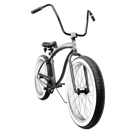 Bicicleta Tracer Avalon Playera para Adultos, 26", Gris, Single Speed, con Pie de Apoyo miniatura 2