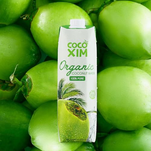 Image of COCOXIM Ready to Drink Organic Coconut Water, 33.8 oz (Pack of 3)