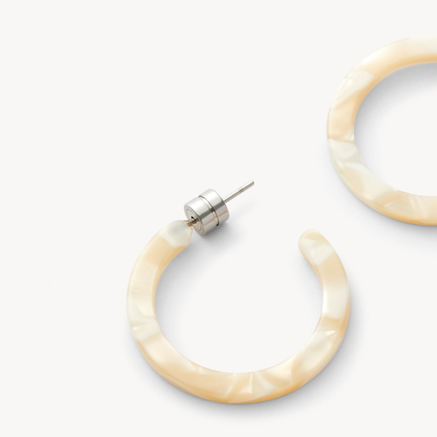 MACHETE Circle Hoop Earrings Acetate Resin Fashion Jewelry for Women