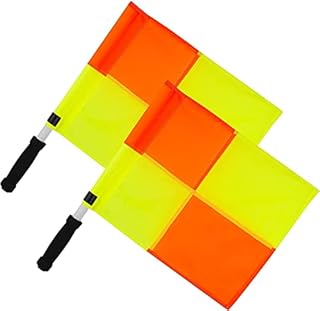 Optimum Linesman Flag & Carrier Flag, Orange/Yellow