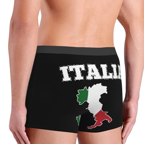 Mens Boxer Briefs Italy Map Flag Underwear Stylish Comfortable Boxer3
