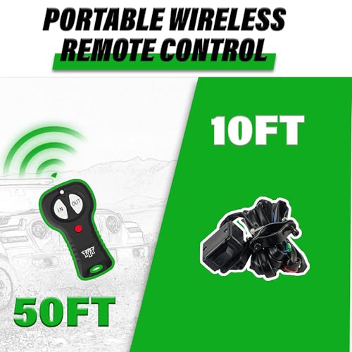 Tyt PP3PL170006 6500 Lb Utv Winch Kit,12 Volt Dc Electric Trailer Winch thumb #5